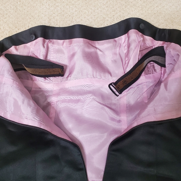 Nanette Lepore Black Satin Strapless Dress - Picture 7 of 8